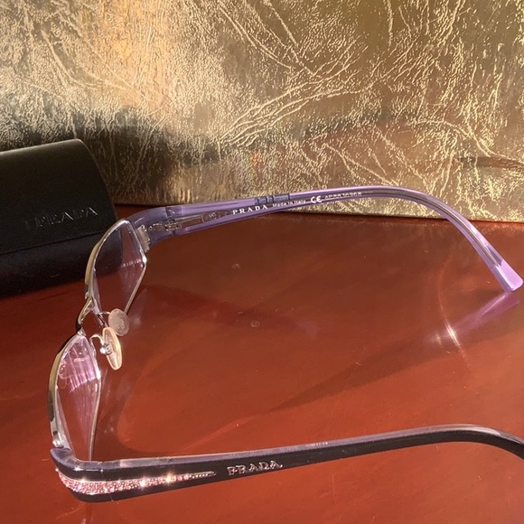 Prada Eyeglass frames, crystals & flex arms - Picture 6 of 7